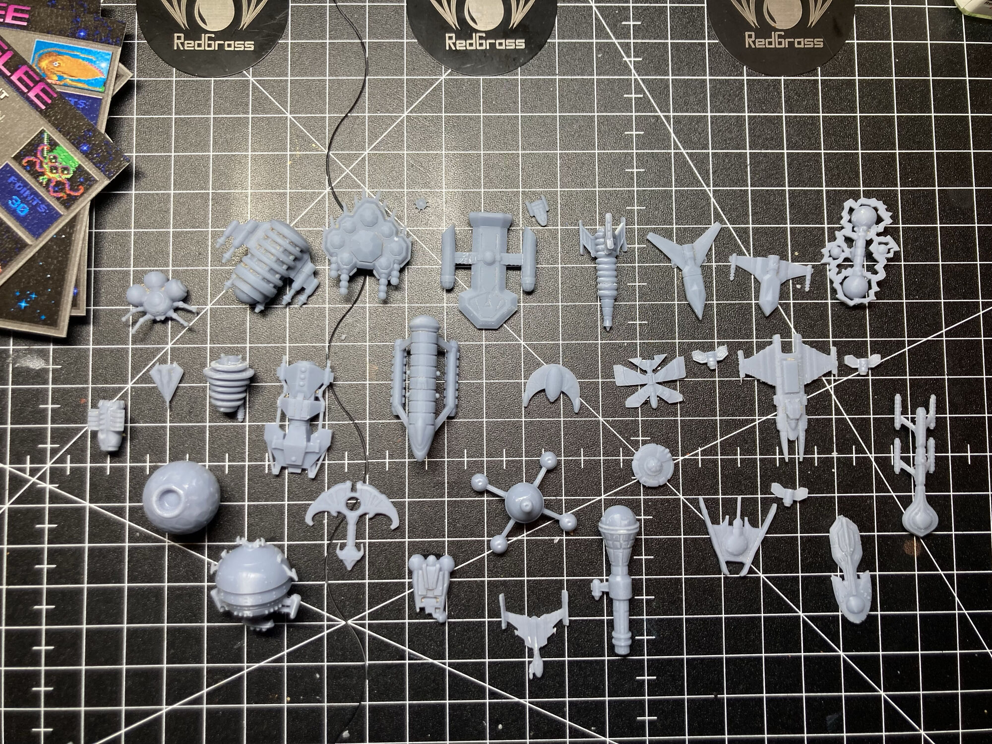 The whole fleet, fresh from the printer