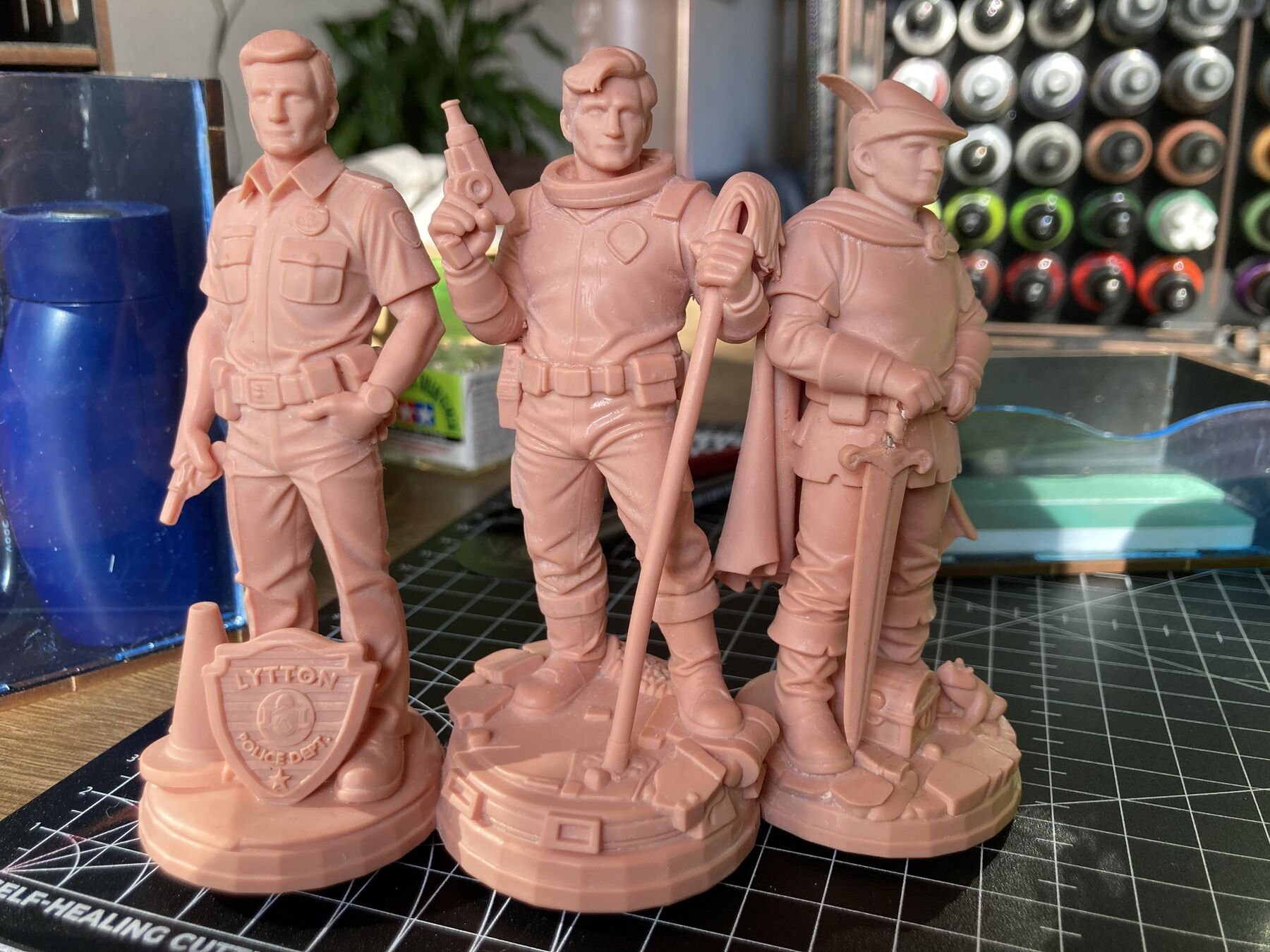 Fresh out of the resin printer
